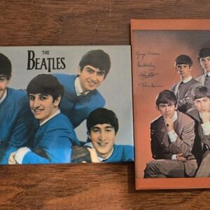 The Beatles Blue and Brown Vanity Mirror